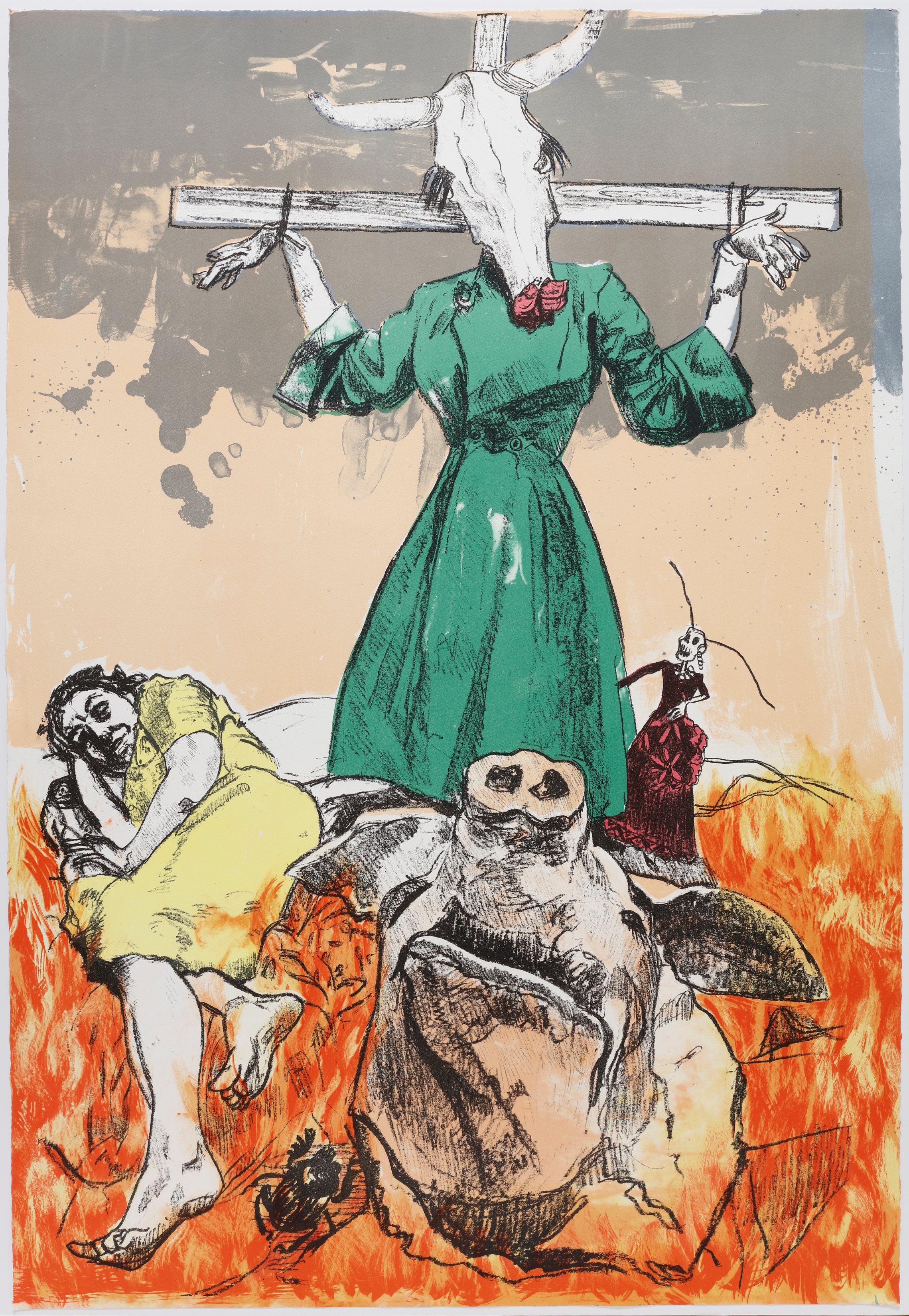 Rego, Scarecrow, 2006, lithograph, edition of 35, 40 x 28 1-8 in., 101.5 x 68.8 cm